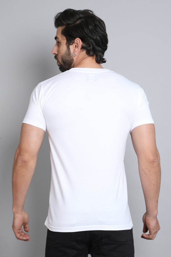 Not Your Type White Regular T-Shirt Printed